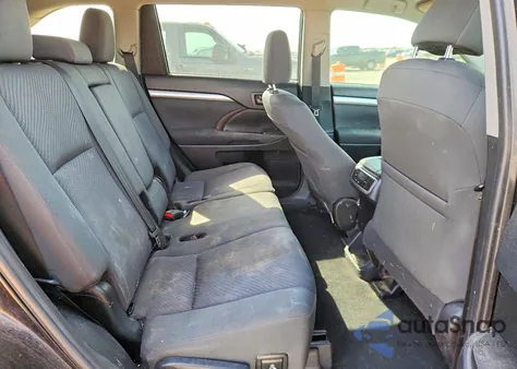 2019 Toyota Highlander Le from USA, damaged, VIN 5TDZARFH4KS050597